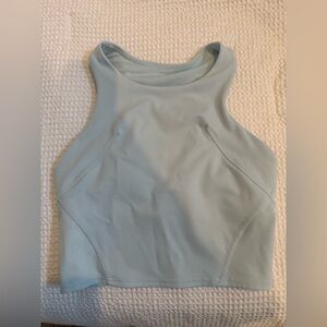 Lululemon wunder train Racerback tank in powder blue